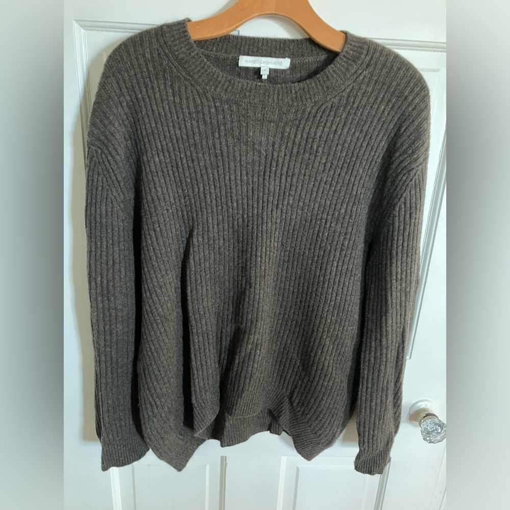 Nakedcashmere Campbell Pullover in Truffle M